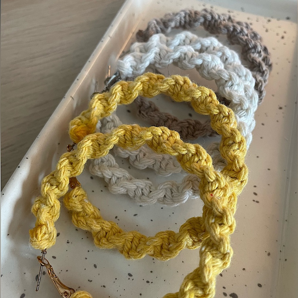 Macrame earrings hand made boho